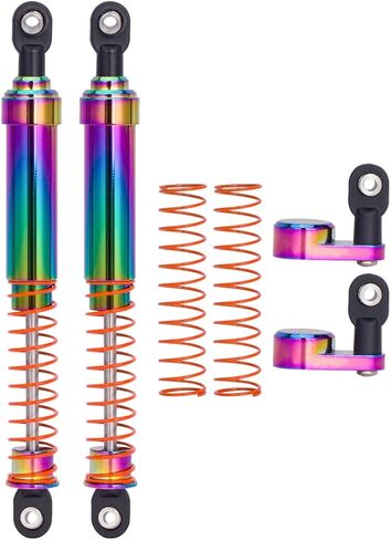 RC Shock Absorber 2 Pcs RC Dampers with Offset Cap for 1/10 RC Crawler SCX10 TRX4 Capra LCG Cheater Rigs VS4-10 90046 D90 (95mm 2pcs) in Kuwait