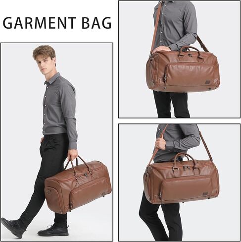 Seyfocnia Carry On Garment Bag for Travel, Convertible Travel Garment Bag for Men Women 2 in 1 Hanging Suitcase Suit Business Travel Bag in Saudi Arabia