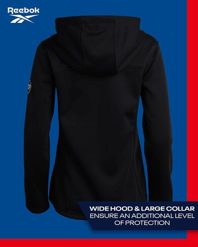Reebok Women's Jacket - Windproof Woven Softshell Jacket with Hood for Running, Hiking - Lightweight Jackets for Women (S-XL) in Kuwait