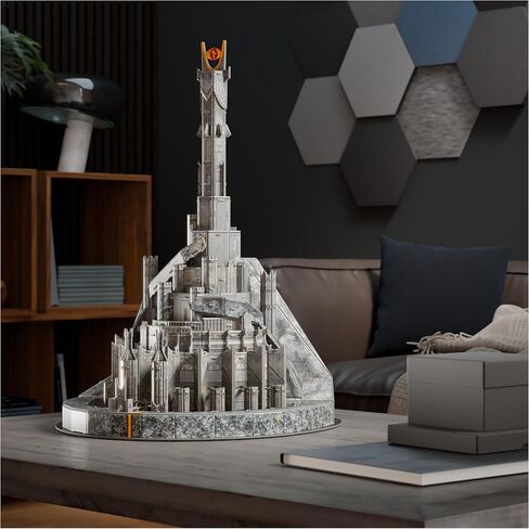 Lord of The Rings Barad-Dur Eye of Sauron 3D Model Kit 204 Pcs, Desk Décor Adult Puzzles for LOTR Fans, 3D Puzzles for Adults & Teens 12+ in Saudi Arabia
