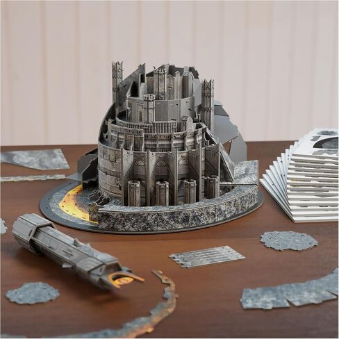 Lord of The Rings Barad-Dur Eye of Sauron 3D Model Kit 204 Pcs, Desk Décor Adult Puzzles for LOTR Fans, 3D Puzzles for Adults & Teens 12+ in Saudi Arabia