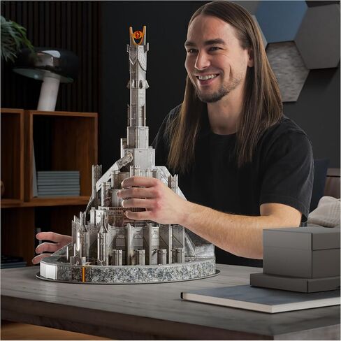 Lord of The Rings Barad-Dur Eye of Sauron 3D Model Kit 204 Pcs, Desk Décor Adult Puzzles for LOTR Fans, 3D Puzzles for Adults & Teens 12+ in Saudi Arabia