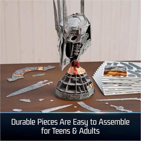 مجموعة نماذج Lord of The Rings Barad-Dur Eye of Sauron ثلاثية الأبعاد 204 قطعة، ألغاز مكتبية للكبار لمحبي LOTR، ألغاز ثلاثية الأبعاد للبالغين والمراهقين بعمر 12+ in Kuwait