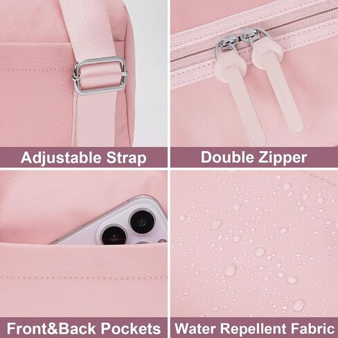 Mini Gym Bag Small Duffle Bags Tote for Women Pink Workout Bag Lightweight for Weekender Travel Sports Yoga Fitness in Saudi Arabia