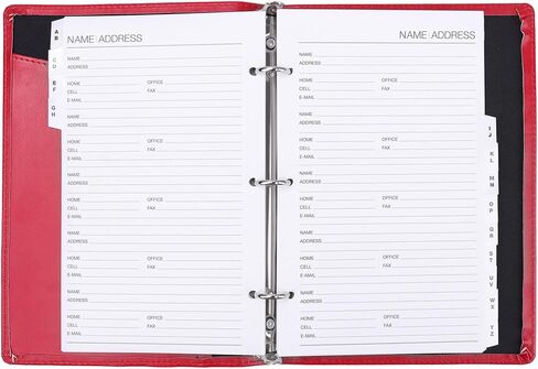 Office Depot Vinyl Ringbound Telephone/Address Book, 6 5/16in. x 9, N20107721 in Saudi Arabia