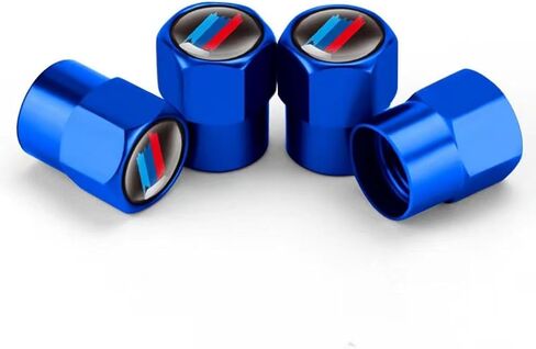 أغطية صمامات جذعية لإطارات عجلات السيارة متوافقة مع سلسلة BMW M 3 5 7 X1 X3 M3 M5 X1 X5 X6 (أسود) in Saudi Arabia