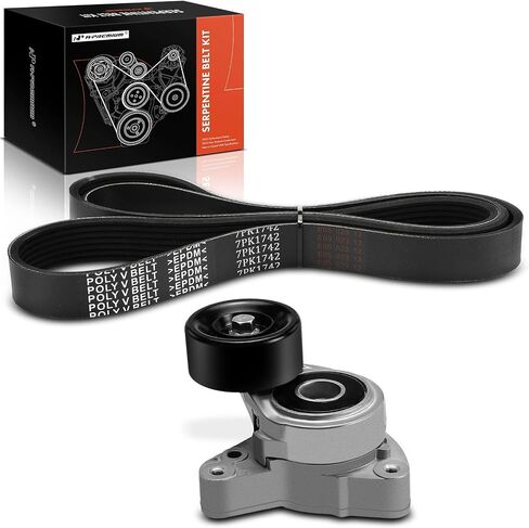 A-Premium Engine Serpentine Belt Drive Kit Compatible with Honda CR-V CRV 2010 2011-2.4L GAS in Saudi Arabia