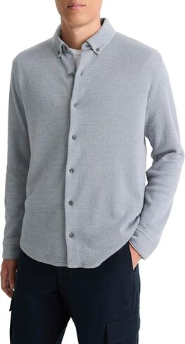 Vince Men's Birdseye L/S Button Down in Saudi Arabia