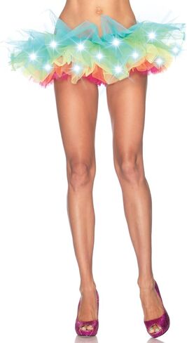 Leg Avenue Women's Rainbow Organza Tutu in Saudi Arabia