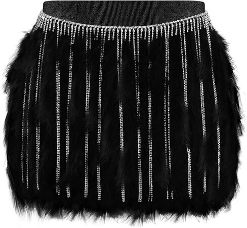 Miuco Womens Feather Skirt in Saudi Arabia