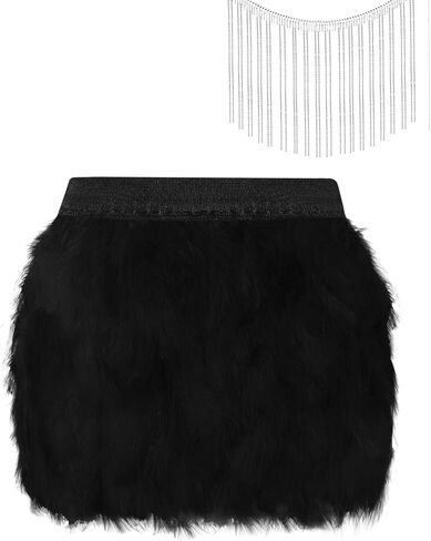 Miuco Womens Feather Skirt in Saudi Arabia