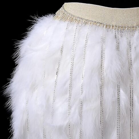 Miuco Womens Feather Skirt in Saudi Arabia