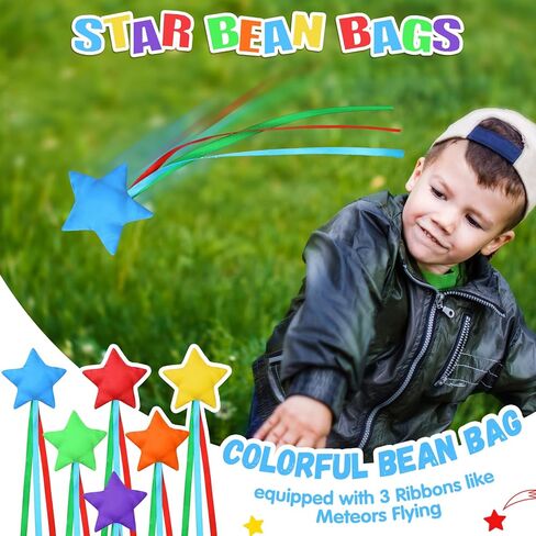 24 قطعة من أكياس الفول لحفلات الكرنفال، أكياس فول كورنهول للرمي مع حقيبة حمل واحدة، أكياس فول ملونة للعائلة والأولاد والبنات، هدايا الفصول الدراسية، والأنشطة الداخلية الخارجية in Kuwait