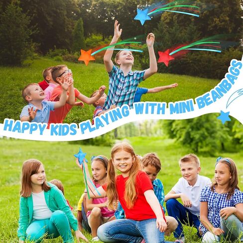 24 قطعة من أكياس الفول لحفلات الكرنفال، أكياس فول كورنهول للرمي مع حقيبة حمل واحدة، أكياس فول ملونة للعائلة والأولاد والبنات، هدايا الفصول الدراسية، والأنشطة الداخلية الخارجية in Kuwait