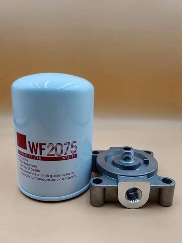 WF2075 DCA4 Water coolant filter Spin-On Compatible with Cummins ISM11 Peterbilt Series 60 Engine,Thread Size 11/16-16 UN-2B (WF2075 filter with base) in Saudi Arabia