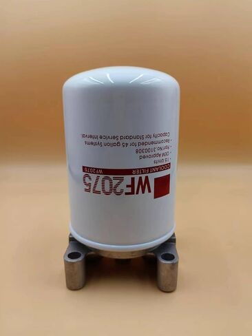 WF2075 DCA4 Water coolant filter Spin-On Compatible with Cummins ISM11 Peterbilt Series 60 Engine,Thread Size 11/16-16 UN-2B (WF2075 filter with base) in Saudi Arabia