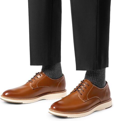 Bruno Marc Men's Crossflex Casual Dress Shoes Business Formal Oxfords in Kuwait