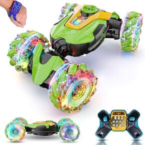 Gesture Sensing RC Stunt Car Remote Control Car 360° Rotating 4WD 2.4Ghz RC Cars Transform Car Toys for Boys 4-7 Birthday Present for Age 8-12