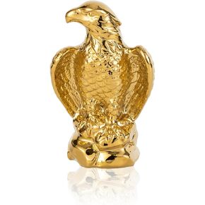 Golden Hawk Sculpture Decor Home Décor Accents Small Decor Items for Shelf Eagle Birds Figurines Home Decor Eagle Birds Desktop Decorations for Home, Office, Perfect Hawk Gift
