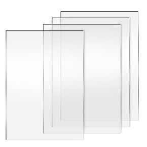 4 PCS Clear Die Cutting Pads, 8.7 x 6.1 Inches Cutting Plate for Die Cutting Machine and Embossing Crafting