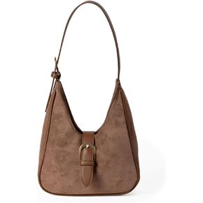 Retro Suede Shoulder Bag For Women Underarm Bag Winter Women's Hobo Bag Purse Tote Bag Commuter Handbag