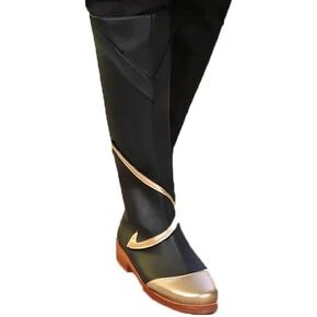 KIRA KIRA Genshin Impact Traveler Aether Shoes DokiDoki Aether Cosplay Shoes for Halloween Cosplay Party