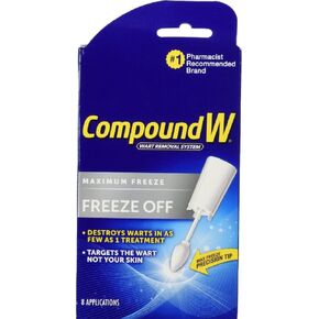 Compound W Wart Remover, Freeze Off Kit, 8 ct