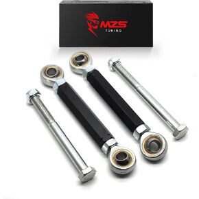 MZS Motorcycle Lowering Kit, 0-4" Rear Drop Links Adjustable Accessories Black Compatible with EX250 EX 250 2008-2012