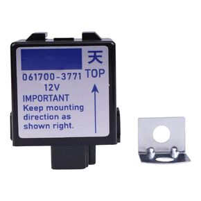 HOLDWELL 12V Time Delay Relay Solenoid Stop Relay 061700-3770 0617003770 Compatible with Denso Kubota Engine B1550D B1550HST B1750HST B2150E B7410D BX1830D BX2200D BX2350D L2900DT L3010DT 4 Terminal