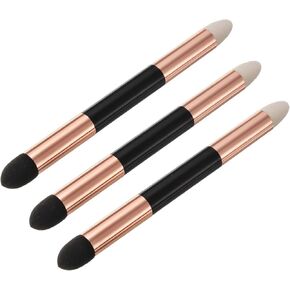 PATIKIL Artist Blending Sponge Pen, 3 Pcs Large Double Headed Reusable Rubbing Sponge Sketch Pen Brush Drawing Art Blenders for Artist Lightening Highlight Shadow Detail Correction, Gold