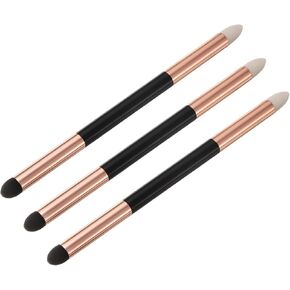 PATIKIL Artist Blending Sponge Pen, 3 Pcs Large Double Headed Reusable Rubbing Sponge Sketch Pen Brush Drawing Art Blenders for Artist Lightening Highlight Shadow Detail Correction, Gold