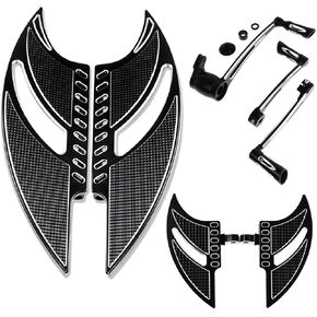 Front Rear Blade Floorboards Brake Arm Lever Kit Shift Levers Kit Fit for Harley Touring Electra Glide Road Glide Road King Street Glide 2008-2013