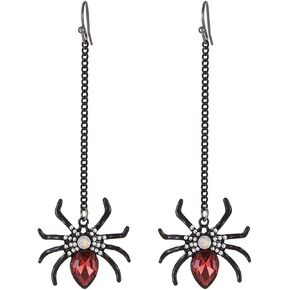 Halloween Earrings Black Bat Dangle Earrings Boo Earrings Cute Pumpkin Earrings Statement Spider Spooky Earrings Fun Halloween Holiday Scary Decorations Party Jewelry for Women