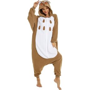 CANASOUR Adult Halloween Onesie Pajamas Anime Unisex Cosplay One Piece Anime Cosplay Christmas Party Costume
