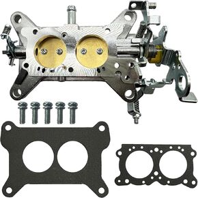 7448 1 1/2" Throttle Plates Replacement for 350 CFM 2 BBL Complete Base Plate Assembly