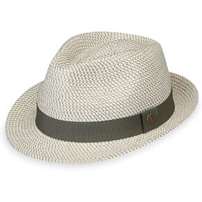Wallaroo Hat Company Charlie Trilby – Short Brim Fedora, Men & Women Sun Hat, Adjustable, Travel-Friendly, Easy Care