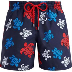 Vilebrequin Men Swim Trunks Tortues Multicolored Turtles