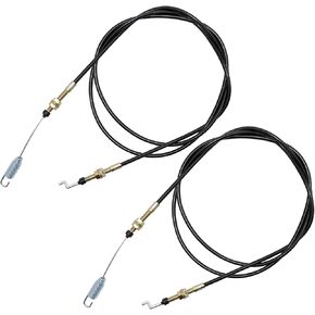 2 11082 Shifter Cables Replacement for Trailmaster Trail Wagon TW400 TW11 TW11R TW413 BD300 Chuck Wagon CW-11 CW-413 CW-265 Land Master LM650 LM400 Shift Cable UTV Go-Karts Parts and Accessories