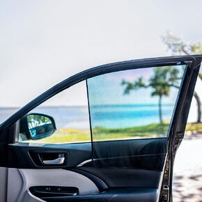 Camper Van Front Side Window Sun Shade Magnetic Mesh Car Side Window Sunshade for Driving Purpose Large Size Fit Benze Sprinter, Promaster Cargo Van, Ford Transit Ford 150/250/350