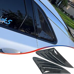 Window Louver 2Pcs Side Vent Window Louvers for Kia Optima 2011 2012 2013 2014 2015, ABS Print Sport Window Decorative Covers, Exterior Trim Accessories - Carbon Fiber