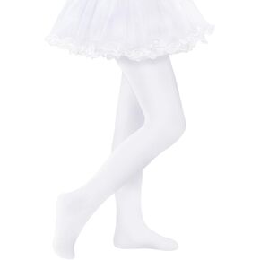 Ballet Tights for Girls Ultra Soft Dance Tights Toddler Ballet Tights School Uniform Kids Footed Leggings