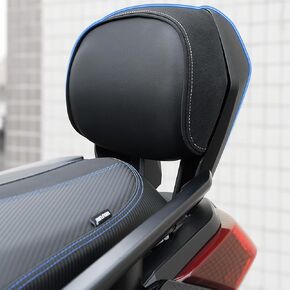 WOOGA Motorcycle Sissy Bar for Ya&ma&ha X-MAX 300 X-MAX300 XMAX 300 2023-2024 Passenger Upgraded Seat Rear Backrest Cushion Back Rest Pad