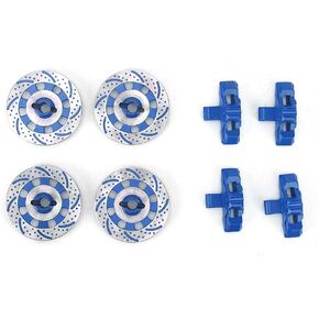 RC Wheel Brake Disc Aluminum Alloy RC Car Wheel Brake Disc Rotor Fit for Unlimited Desert Racer 1/7 RC Car (Red)