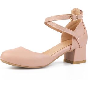 High Heels Girls Dress Shoes for Toddler & Kids Ankle Strap Wedding Party Flower Gilr Shoes