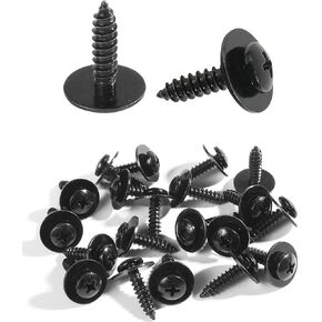 20PCS Automotive Screws,Fender Liner Screws,Car Accessories Bumper Screws,Splash Shield Screws,Bumper Cover Fender Liner Screw,Auto Body Fender Screws Bolt Fasteners,Replace #990114SE0000