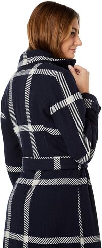 Vince Camuto Plaid Wool Coat V22767B in Saudi Arabia
