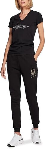 Armani Exchange Women's Foundation Icon Gold Sweatpants in Saudi Arabia