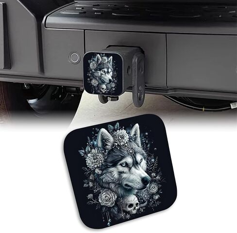 Oasis Island Palm Trees Tow Hitch Cove Glowing Lights Trailer Hitch Cover Universal 2" Square Hitch Cover Plug Cap,Heavy Duty Trailer Hitch Tube Rubber Covers for Trucks SUV Cars in Saudi Arabia