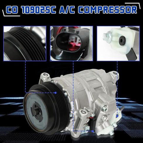 CO 10807JC ضاغط التيار المتردد 4711594 4710476 6PK استبدال ضاغط تكييف الهواء لـ GL ML320 350 450 R320 350 in Saudi Arabia