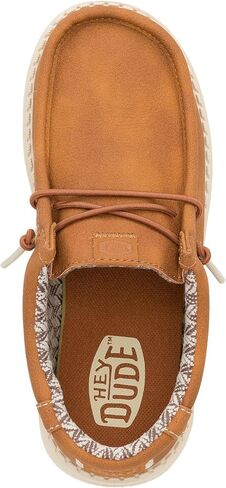 Hey Dude Kids Wally Classic (طفل صغير/طفل كبير) - أحذية بدون كعب للأطفال - جزء علوي من القماش - نعل داخلي مبطن in Saudi Arabia